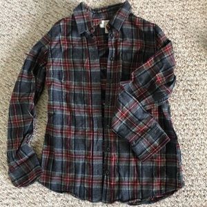 LL Bean flannel shirt